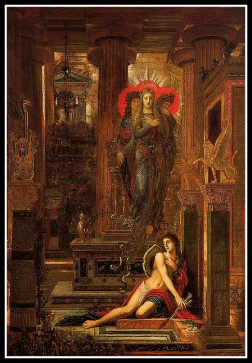 &quot;Orestes and the Erynies&quot; by Gustave Moreau (1891).